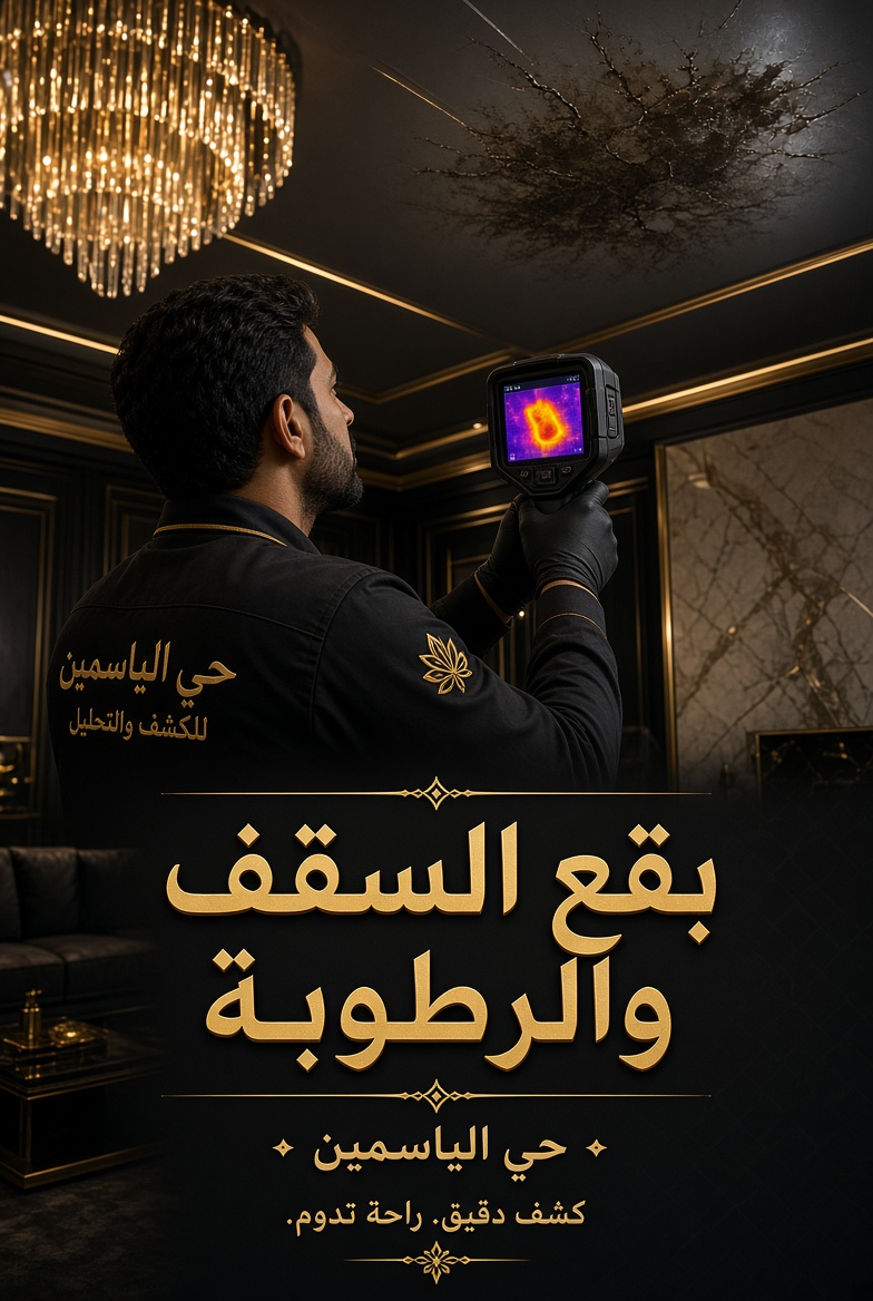 شركة كشف تسربات المياه بحي الياسمين